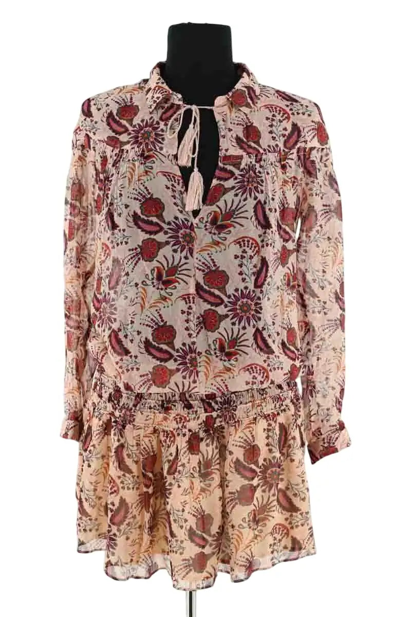 Robe Ba&Sh Ecru en Viscose, taille XS - Seconde Main