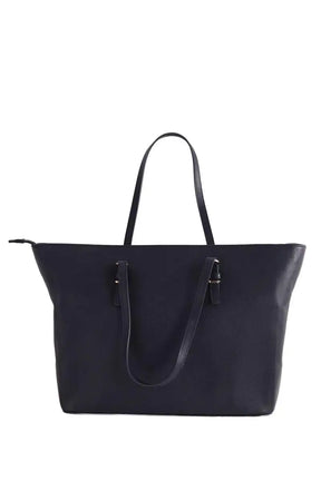 Cabas Tommy Hilfiger Marine en Cuir