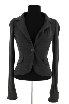 Blazer Diane Von Furstenberg Argent en Laine, taille S - Seconde Main