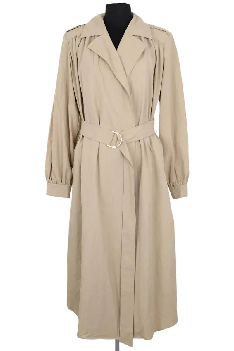Trench-coat Ba&Sh Beige en Synthétique, taille S - Seconde Main