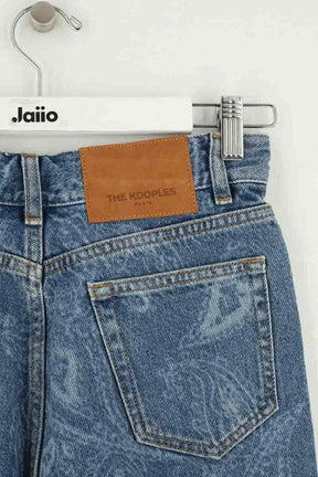 Mini short The Kooples Bleu en Coton