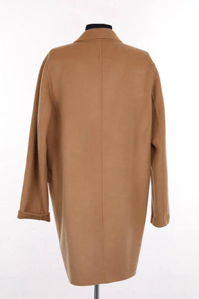 Manteau Maje Camel en Laine