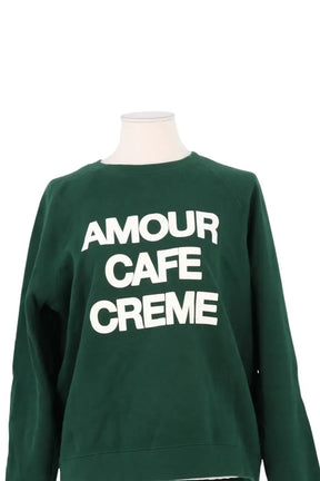 Sweatshirt Sézane Vert en Coton, taille M - Seconde Main