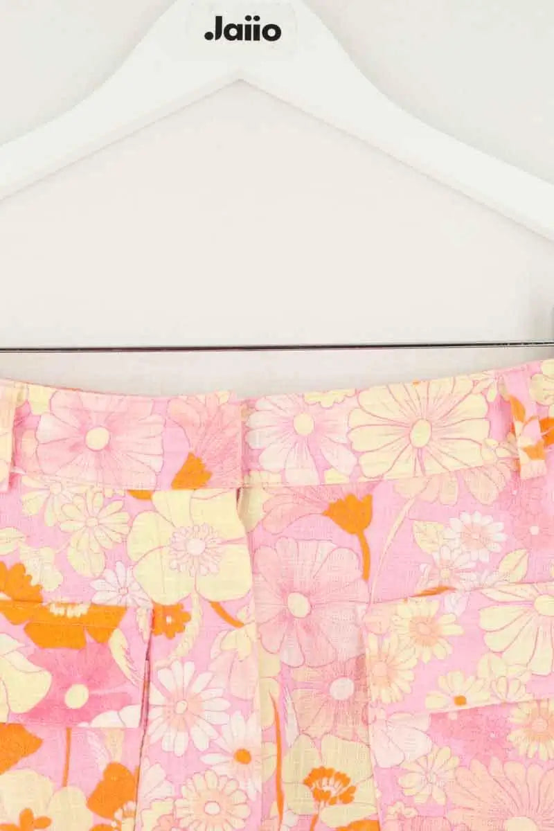 Mini short Maje Rose en Coton