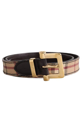 Ceinture Burberry Ecru en Cuir, taille M - Seconde Main