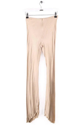 Pantalon droit Emanuel Ungaro Beige en Synthétique