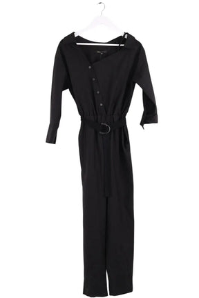 Combinaison Maje Noir en Synthétique, taille XS - Seconde Main