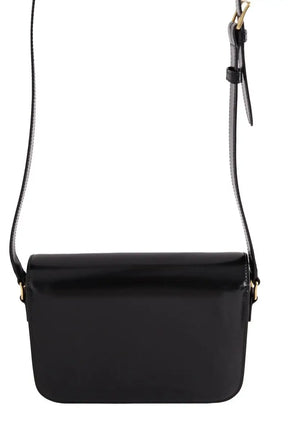 Sac à bandoulière Celine Triomphe Noir en Cuir