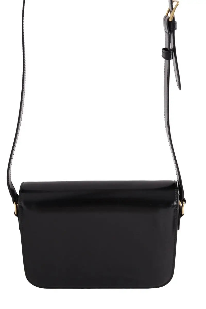 Sac à bandoulière Celine Triomphe Noir en Cuir