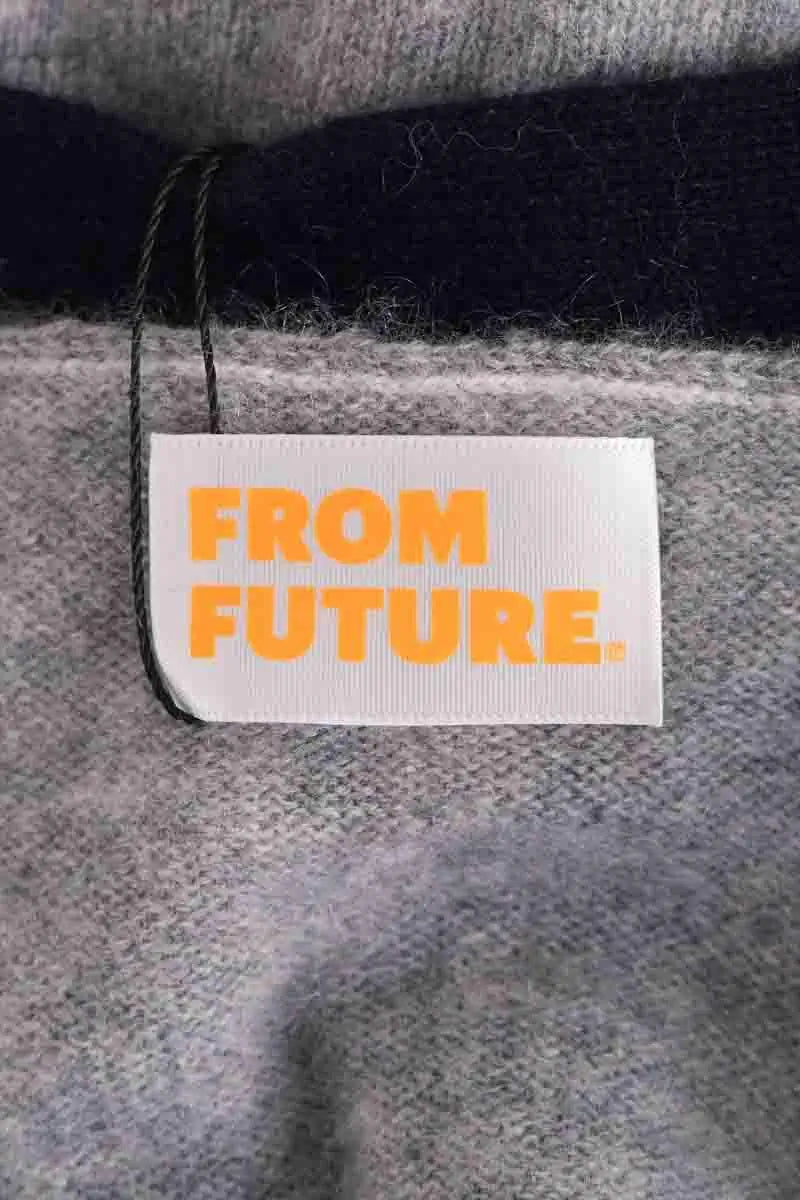 Cardigan From Future Gris en Cachemire