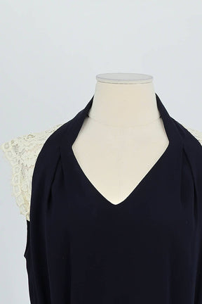 Top sans manche Claudie Pierlot  Marine