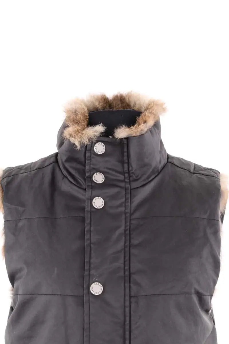 Veste Zadig & Voltaire Khel studs Noir en Fourrure
