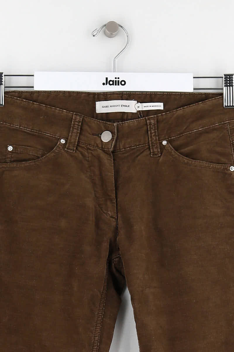 Jean slim Isabel Marant  Marron