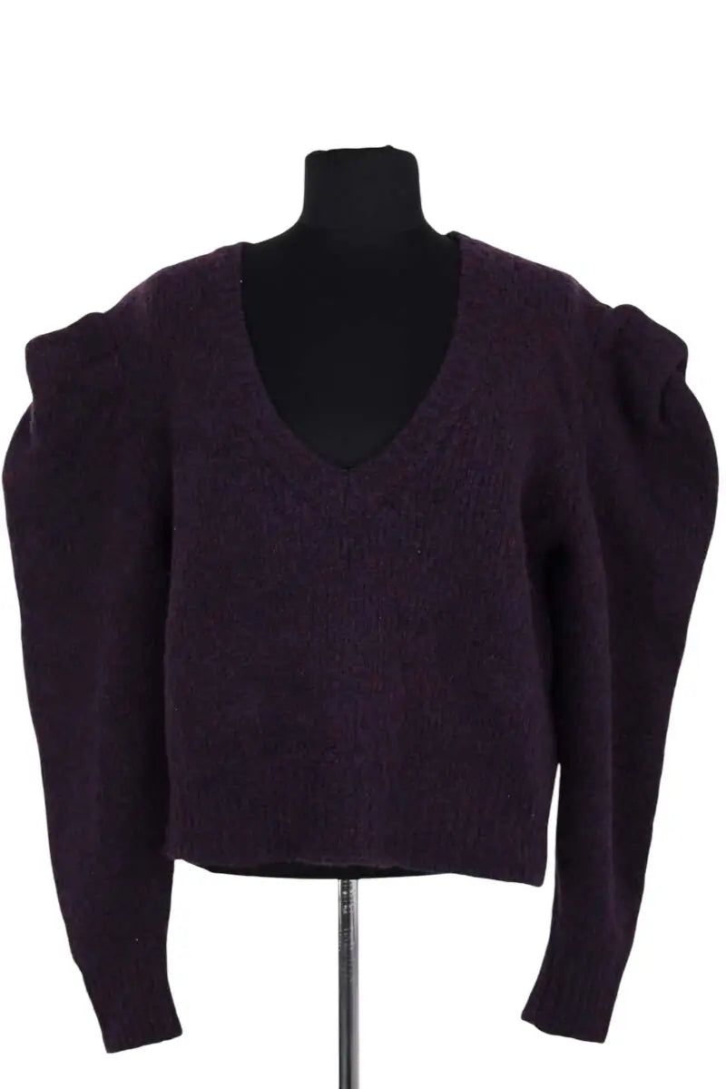 Pull Iro Violet en Laine, taille L - Seconde Main