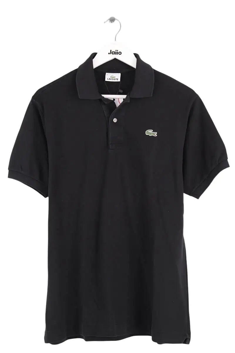 Polo Lacoste Noir en Coton, taille XL - Seconde Main