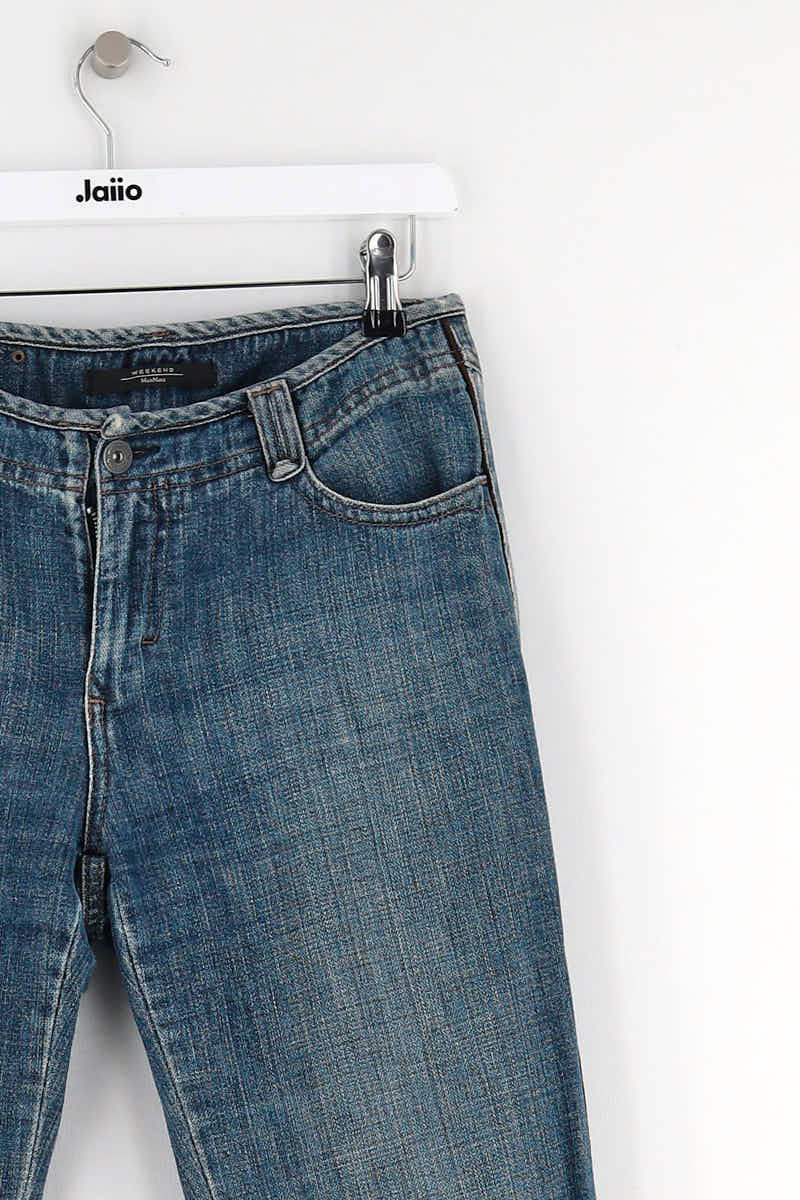 Jean droit Max Mara  Bleu