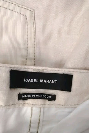 Pantalon droit Isabel Marant  Beige
