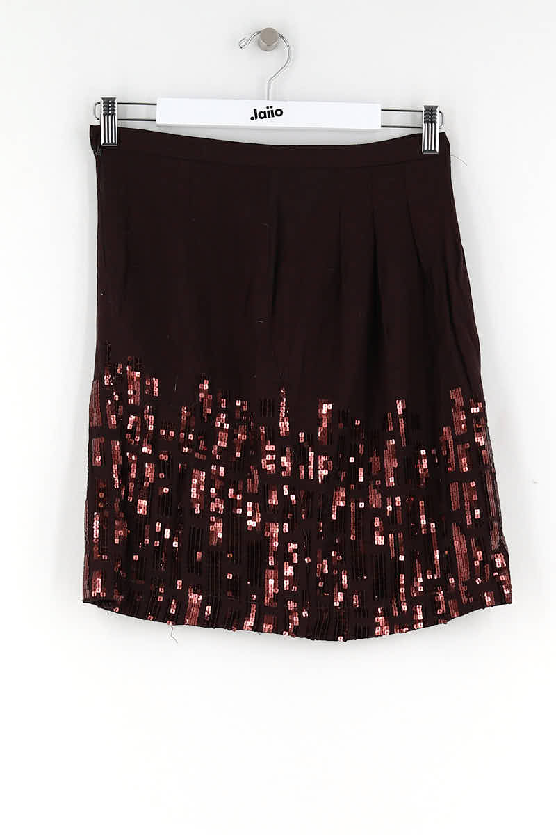 Mini jupe Maje  Marron