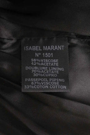 Mini jupe Isabel Marant Noir en Viscose
