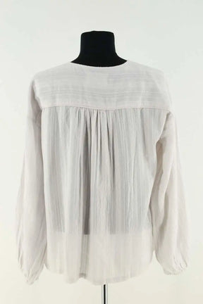 Blouse Leon & Harper Blanc en Coton