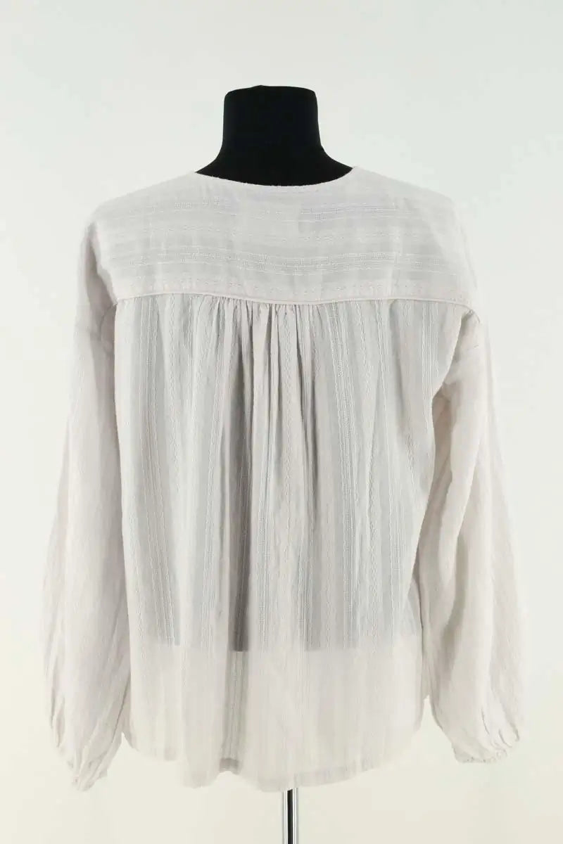 Blouse Leon & Harper Blanc en Coton