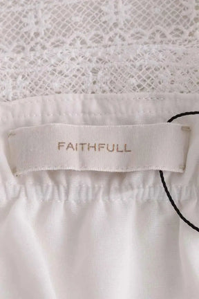 Top sans manche Faithfull The Brand Blanc en Coton