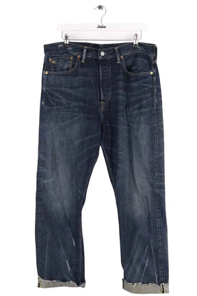 Jean droit Ralph Lauren Bleu en Coton, taille L - Seconde Main