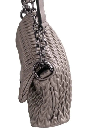 Sac à bandoulière Emporio Armani Argent en Cuir