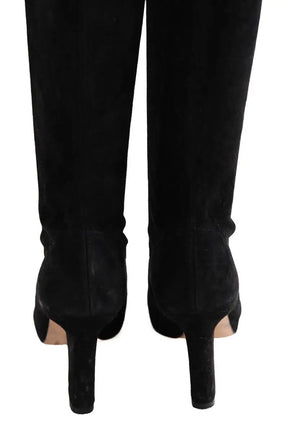 Bottes Stuart Weitzman Noir en Daim