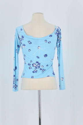 T-shirt Versace  Bleu