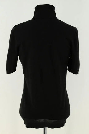 Top Falconeri Noir en Cachemire