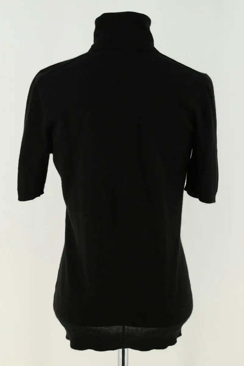 Top Falconeri Noir en Cachemire