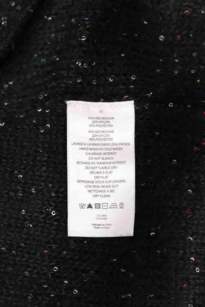 Pull Des Petits Hauts Noir en Laine
