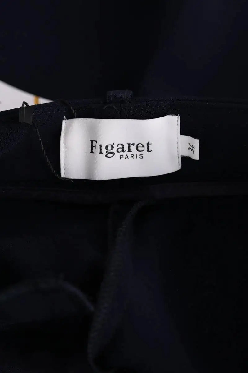 Pantalon large Figaret Marine en Synthétique