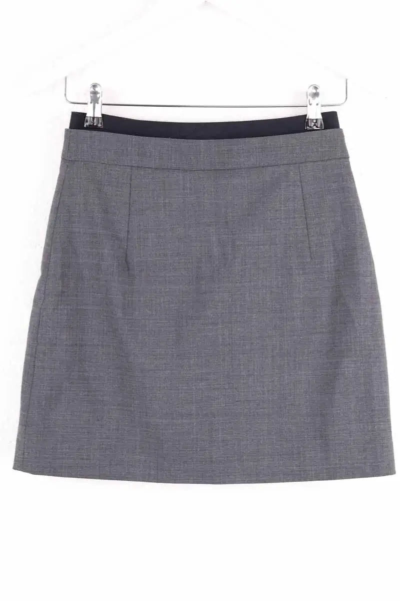 Jupe Sandro Anthracite en Laine