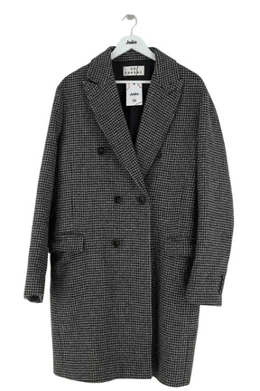 Manteau Fursac Gris en Laine, taille XL - Seconde Main