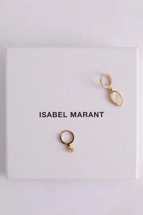 Boucles d'oreilles Isabel Marant Doré en Métal