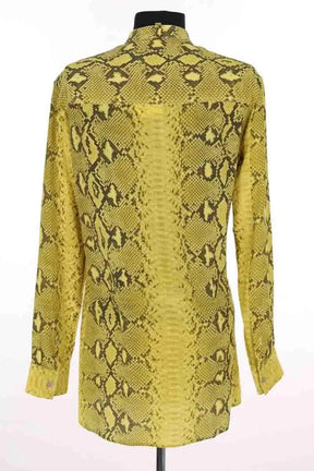 Robe Chloé Jaune en Soie
