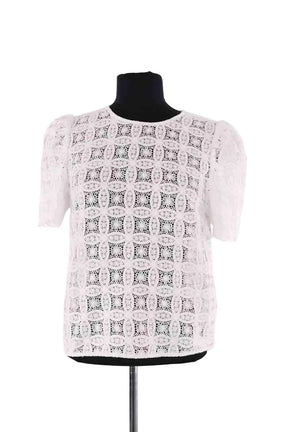 Blouse Sézane Blanc en Coton, taille XS - Seconde Main