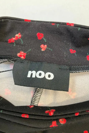 Robe Noo Noir en Coton - élasthanne