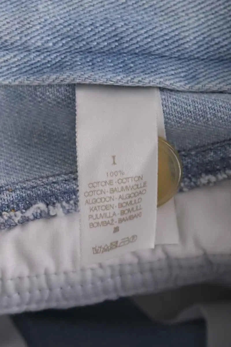 Jean large Forte_Forte Bleu en Coton