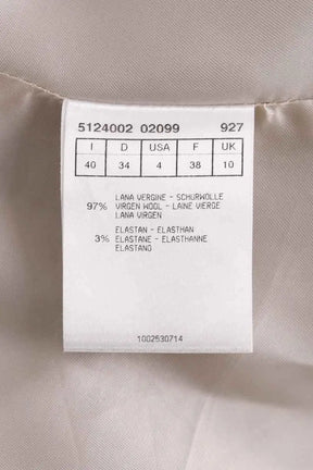 Blazer Boss Beige en Laine