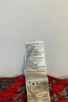 Blouse Ba&Sh Rouge en Viscose