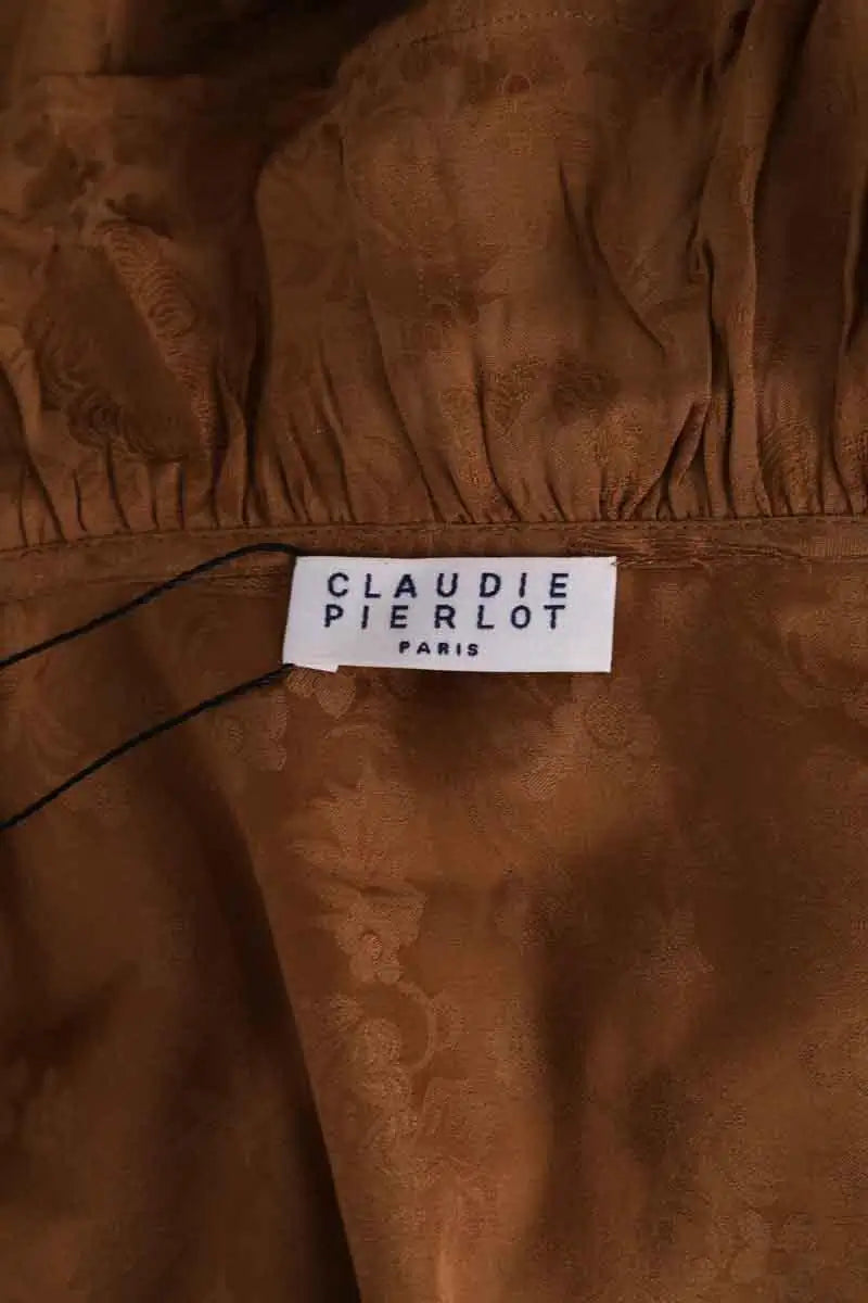 Robe Claudie Pierlot Marron en Viscose