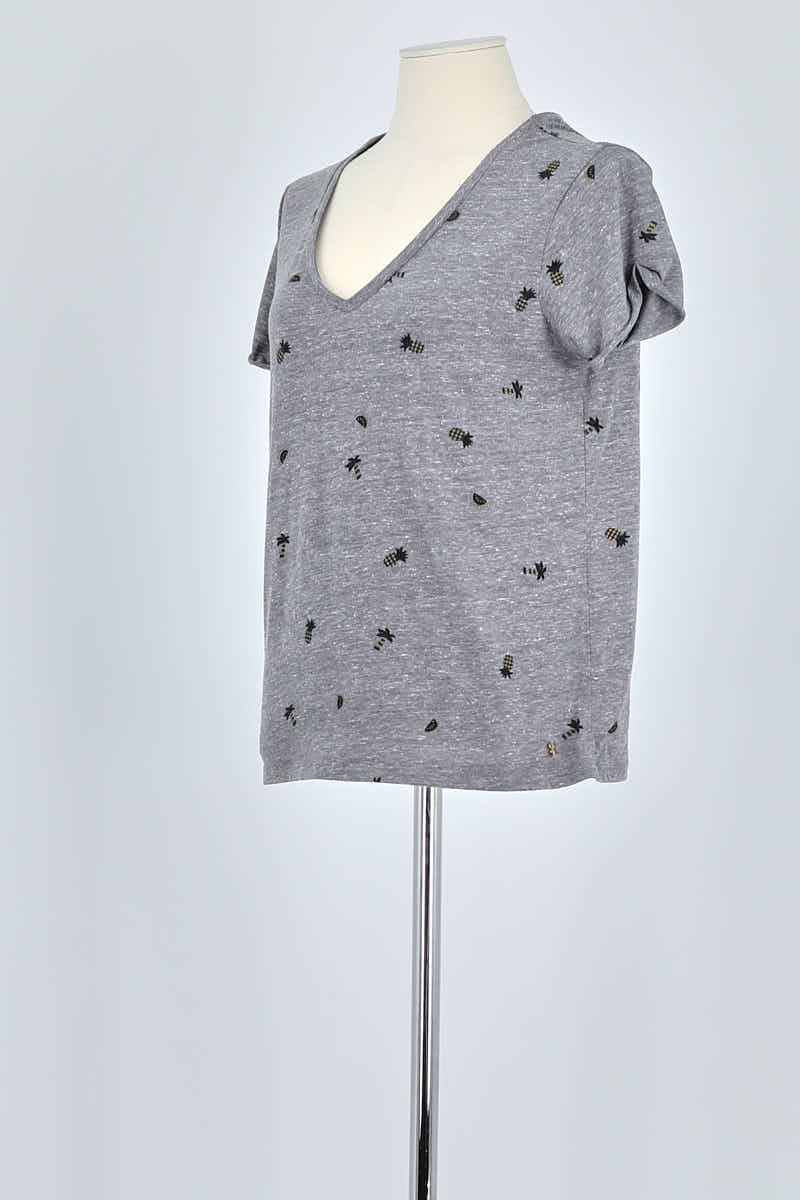 T-shirt Des Petits Hauts  Gris