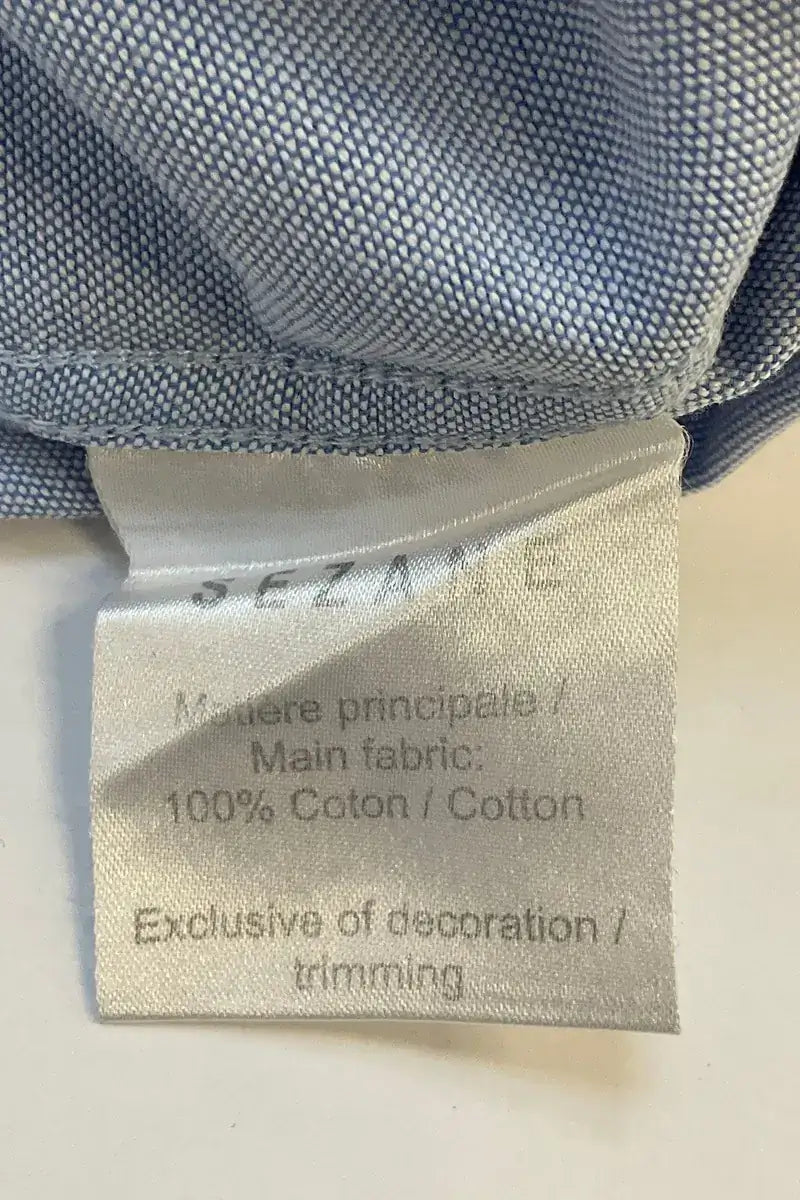 Chemise Sézane Bleu en Coton