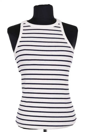 Top sans manche Sézane Blanc en Coton, taille S - Seconde Main