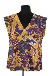 Blouse Tara Jarmon Jaune en Coton, taille S - Seconde Main