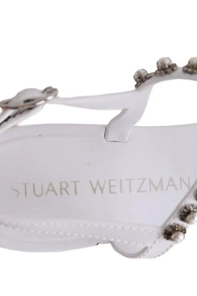 Sandales Stuart Weitzman Blanc en Caoutchouc