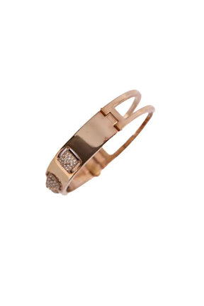Duo de bracelets Swarovski Rose en Métal